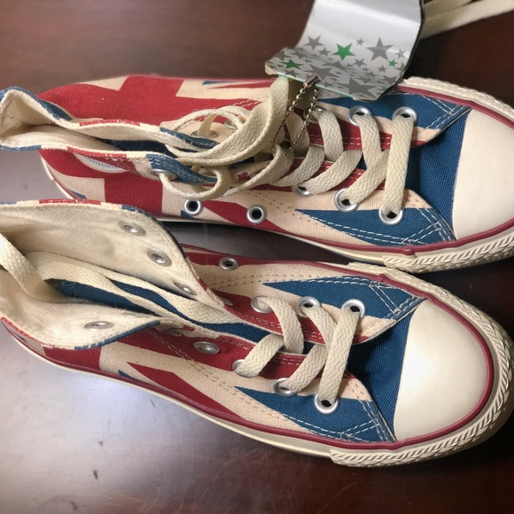 Converse High Top British Flag Union Jack - Picture 3 of 5